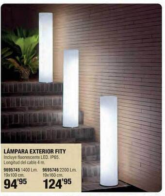 Optimus Lámpara exterior fity oferta