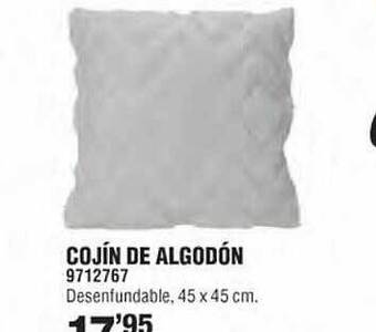 Optimus Cojín de algodón oferta