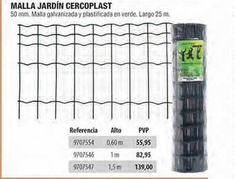 Optimus Malla jardín cercoplast oferta