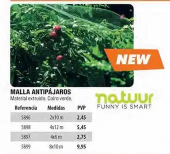 Optimus Malla antipájaros oferta