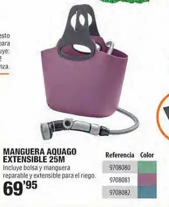 Optimus Manguera aquago extensible 25m oferta