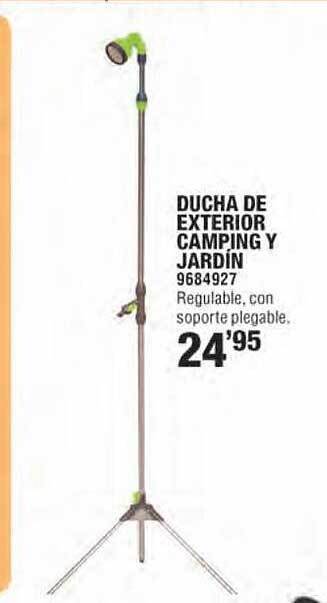 Optimus Ducha de exterior camping y jardín oferta