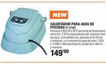Optimus Calentador para agua de piscinas oferta