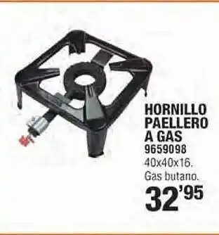 Optimus Hornillo paellero a gas oferta