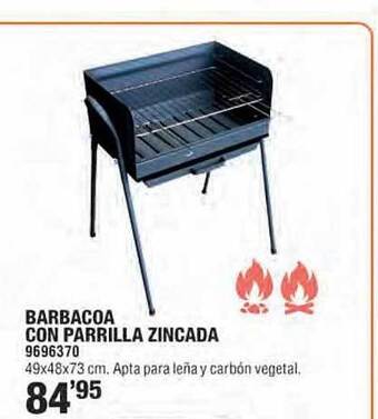 Optimus Barbacoa con parrilla zincada oferta