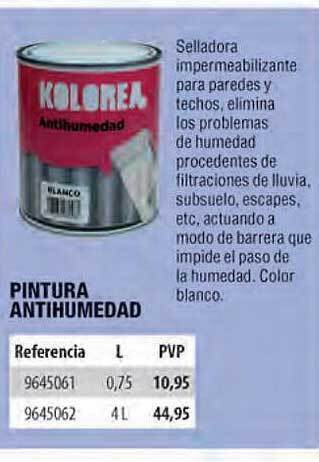 Optimus Pintura antihumedad oferta