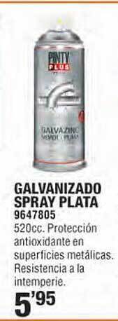 Optimus Galvanizado spray plata oferta