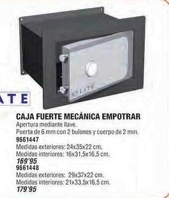 Optimus Caja fuerte mecánica empotrar oferta