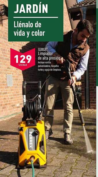 ALDI Ferrex limpiador de alta presión oferta