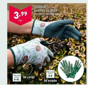 ALDI Gardenline guantes de jardin oferta