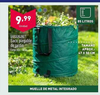 ALDI Gardenline saco plegable de jardin oferta