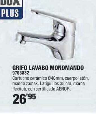 Optimus Grifo lavabo monomando oferta