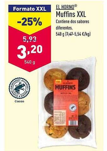ALDI El horno muffins xxl oferta
