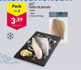 ALDI Flete filetes de pescado oferta