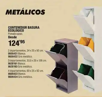 Optimus Contenedor basura ecológico oferta