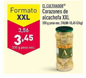 ALDI El cultivador corazones de alcachofa xxl oferta