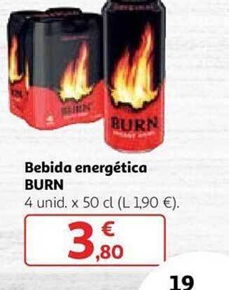 Alcampo Bebida energética burn oferta