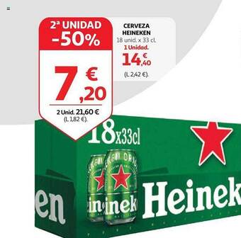 Alcampo Cerveza heineken oferta