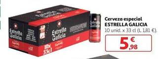 Alcampo Cerveza especial estrella galicia oferta