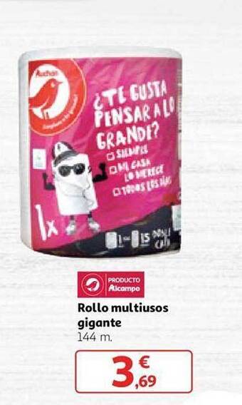 Alcampo Rollo multiusos gigante oferta