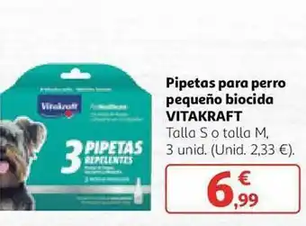 Alcampo Pipetas para perros pequeño biocida vitakraft oferta
