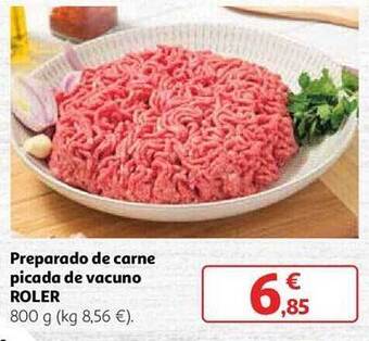 Alcampo Preparado de carne picada de vacuno roler oferta