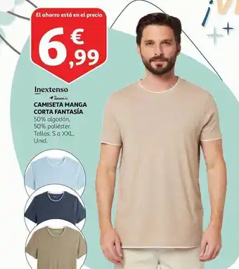 Alcampo Inextenso camiseta manga corta fantasia oferta