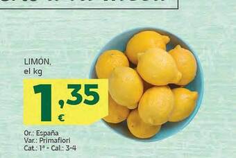 HiperDino Limón el kg oferta