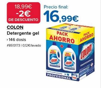 Costco Colon detergente gel oferta