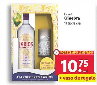 Lidl Larios ginebra oferta