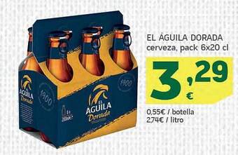 HiperDino El águila dorada cerveza oferta