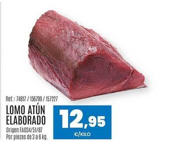 Makro Lomo atún elaborado oferta