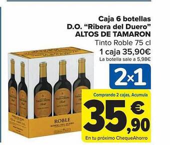 Carrefour Caja 6 botellas d.o. oferta