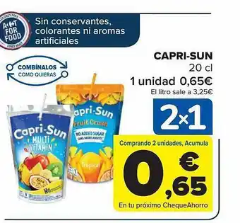 Carrefour Capri-sun oferta