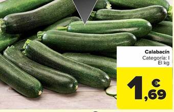 Carrefour Calabacín oferta