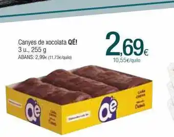 Condis Canyes de xocolata qé! 3 oferta