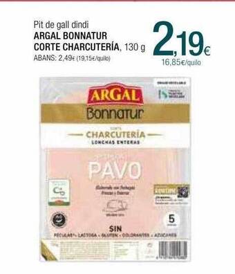 Condis Pit de gall dindi argal bonnatur corte charcuteria oferta