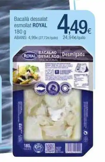 Condis Bacallà dessalat esmollat royal oferta