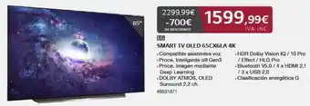 Costco Lg Smart Tv Oled 65cx6la 4k oferta