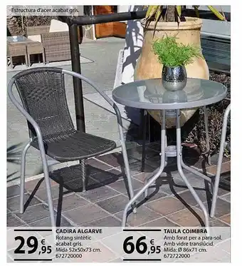 Fes Més Cadira algarve taula coimbra oferta