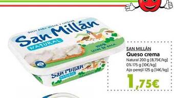 Hiper Usera San millán queso crema oferta