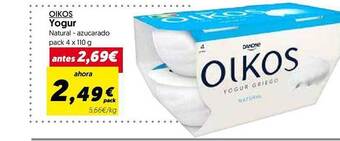 Hiper Usera Oikos yogur oferta
