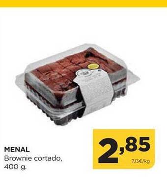 Alimerka Menal brownie cortado oferta