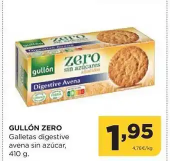 Alimerka Gullón zero galletas digestive avena sin azúcar oferta