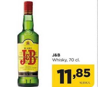 Alimerka J&b whisky oferta