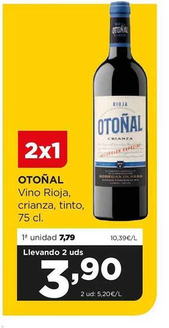 Alimerka Otoñal vino rioja crianza tinto oferta
