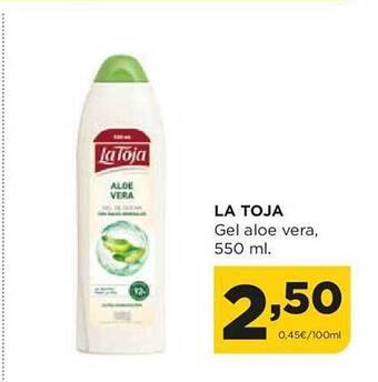 Alimerka La toja gel aloe vera oferta