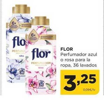Alimerka Flor perfumador azul o rosa para la ropa 36 lavados oferta