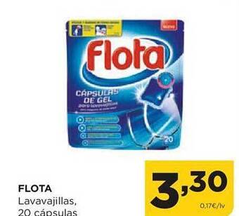 Alimerka Flota lavavajillas 20 cápsulas oferta