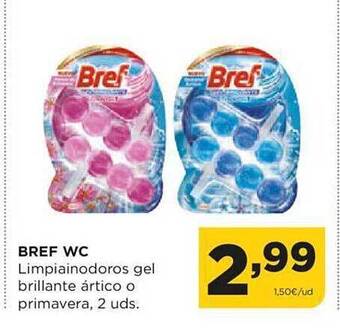 Alimerka Bref wc limpiainodoros gel brillante ártico o primavera oferta